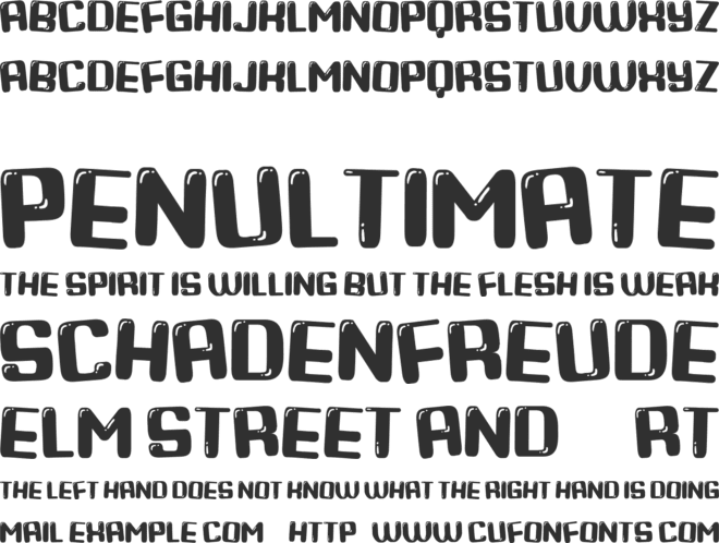 Remake font preview