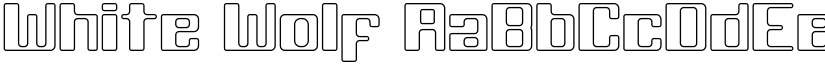 White Wolf font