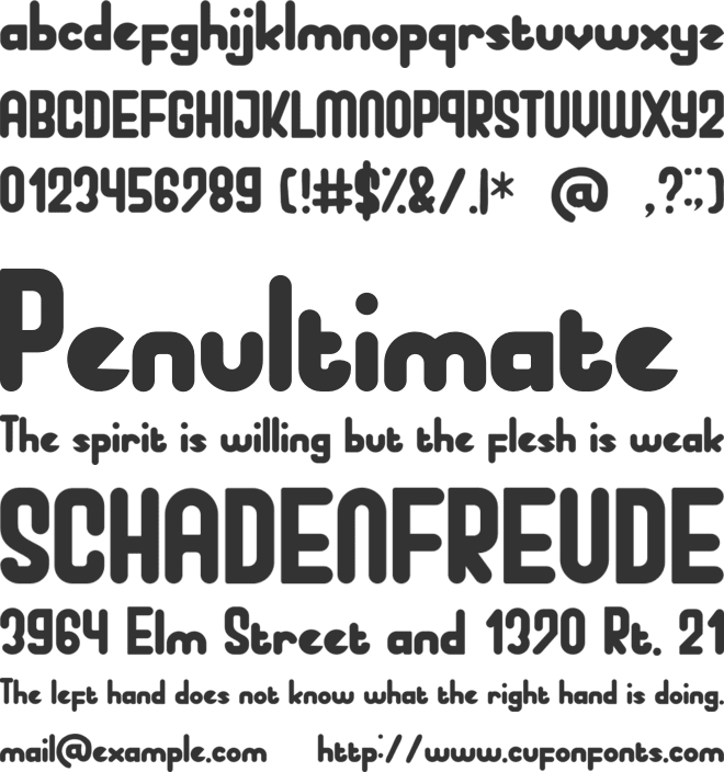 Perky Dream font preview