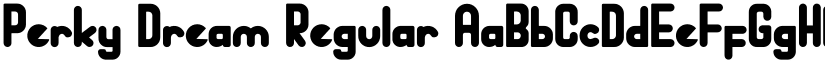 Perky Dream Regular font