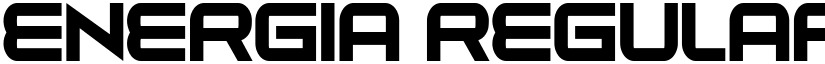 Energia Regular font