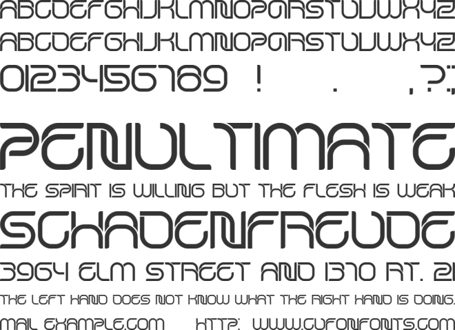 Nemesis font preview