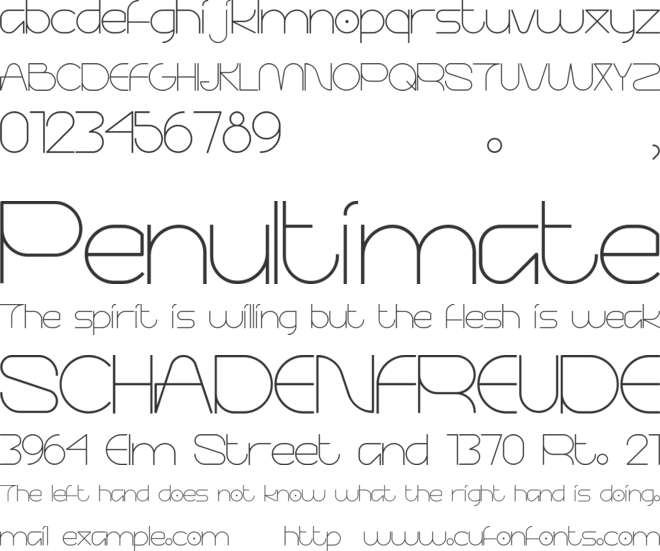 SIDIQIE font preview