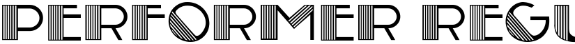 Performer Regular font