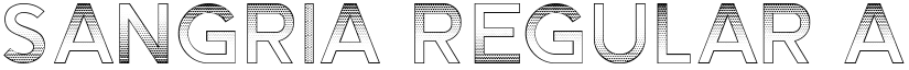 Sangria Regular font