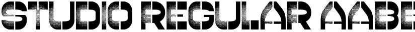 Studio Regular font