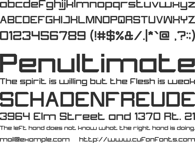 What The FUN font preview