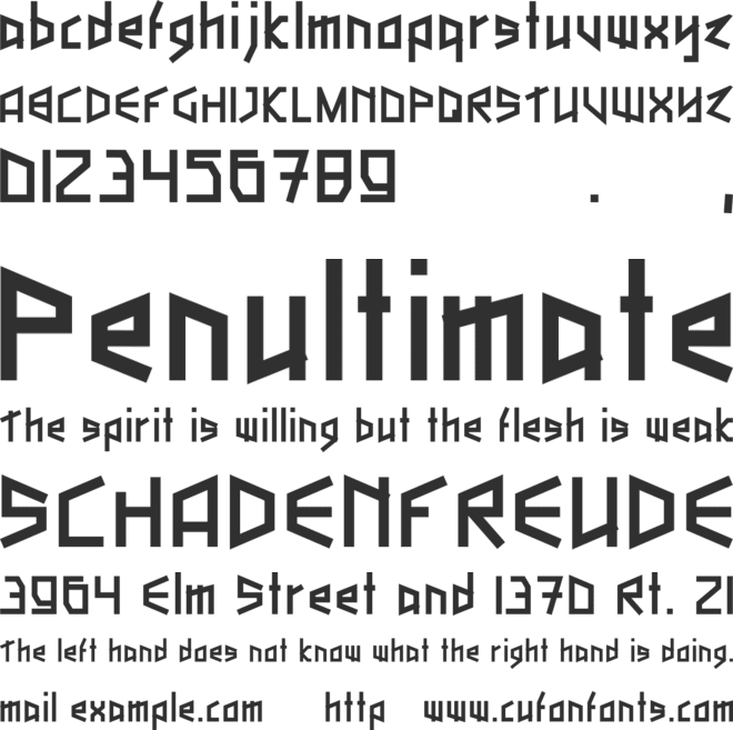 Ptype font preview