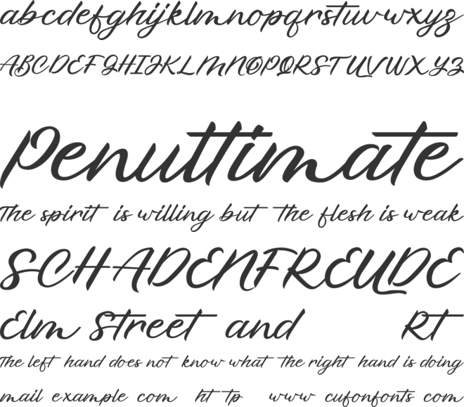 Beyondy font preview