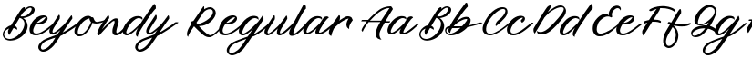 Beyondy Regular font