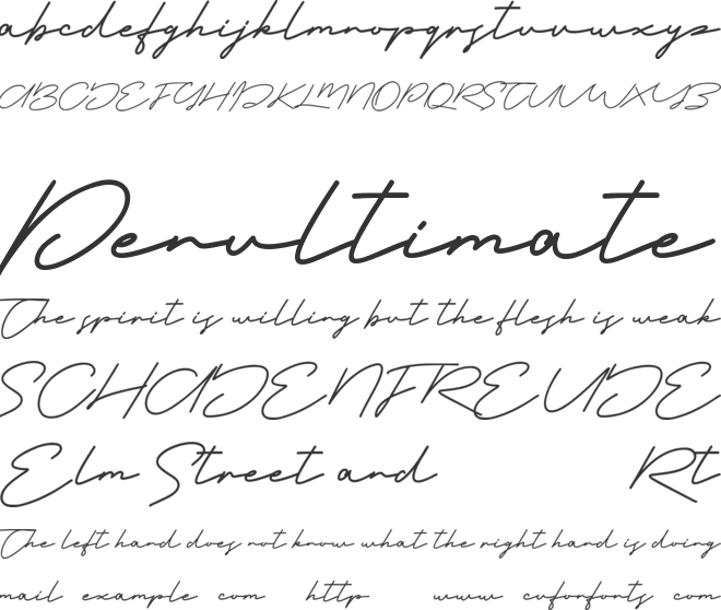 Carols Night Free font preview