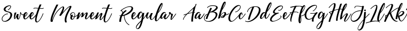 Sweet Moment Regular font