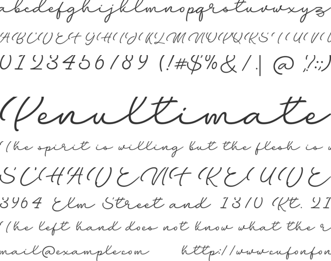 Lavitanie font preview