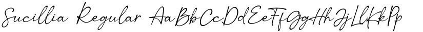 Sucillia Regular font