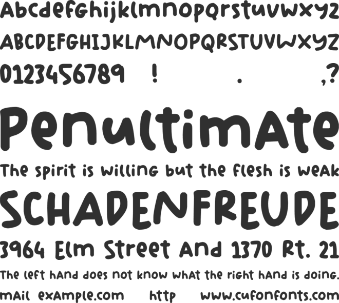 Standing Ovation font preview