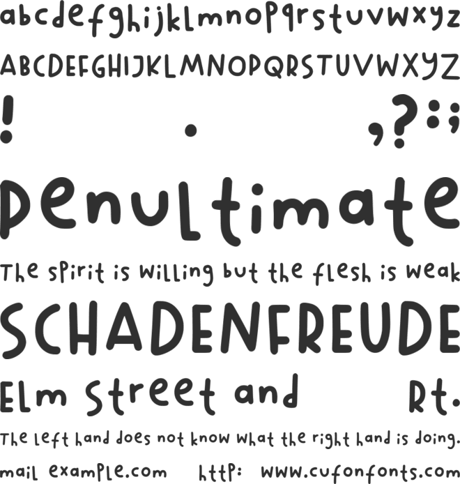 Todayfont1 font preview