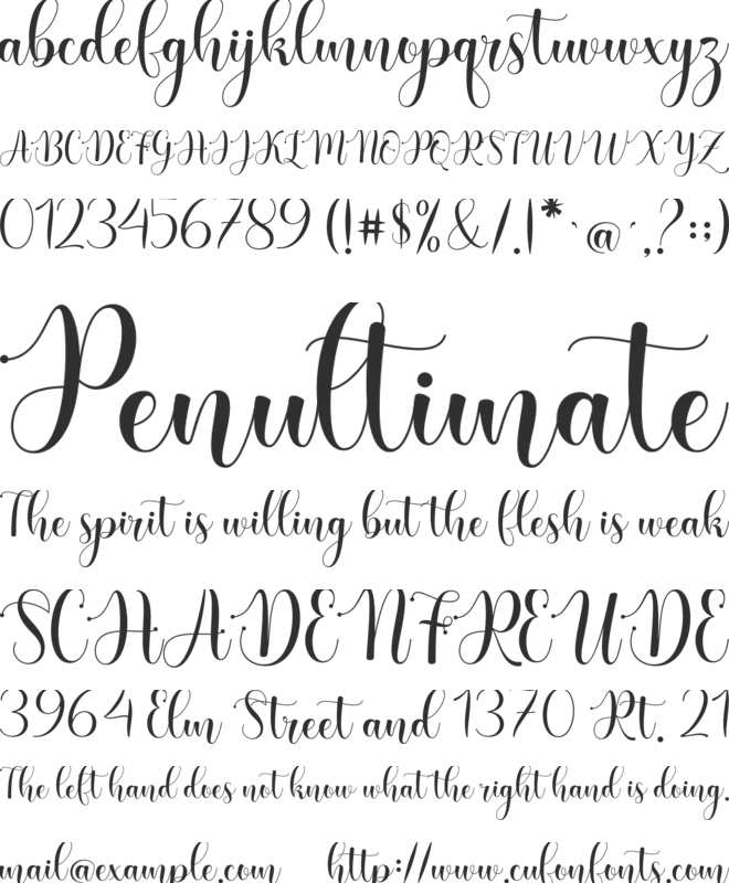 Christmas Bells font preview