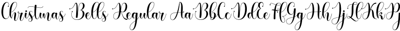 Christmas Bells Regular font