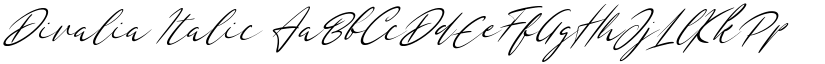 Divalia Italic font