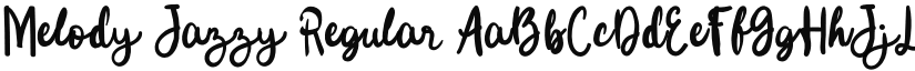 Melody Jazzy font download