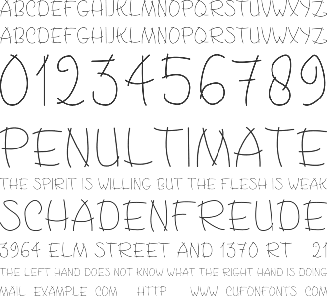 Mondas font preview