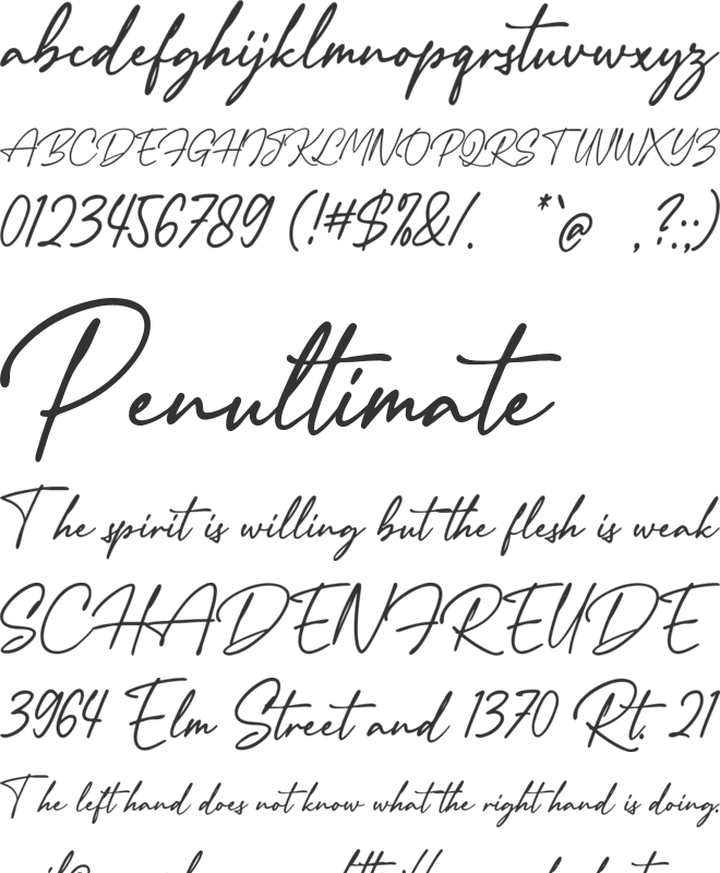 diamonda font preview