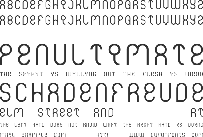 Weknow font preview