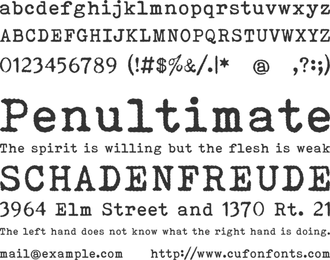 Mechonat Ktiva font preview