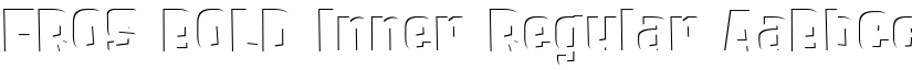 FROS BOLD Inner Regular font