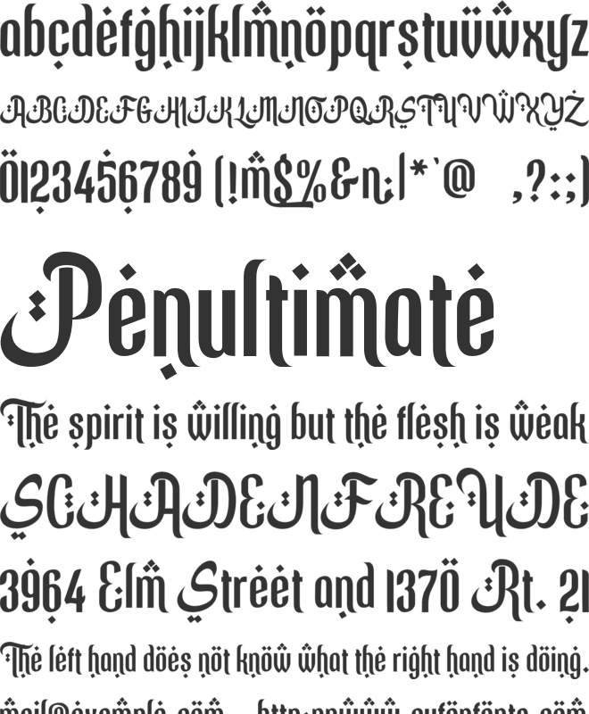 Ramadhan Mubarok font preview