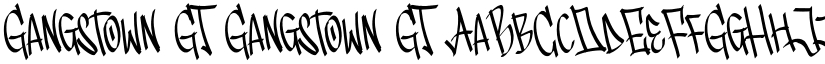 Gangstown GT Gangstown GT font
