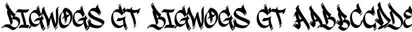 Bigwogs GT Bigwogs GT font