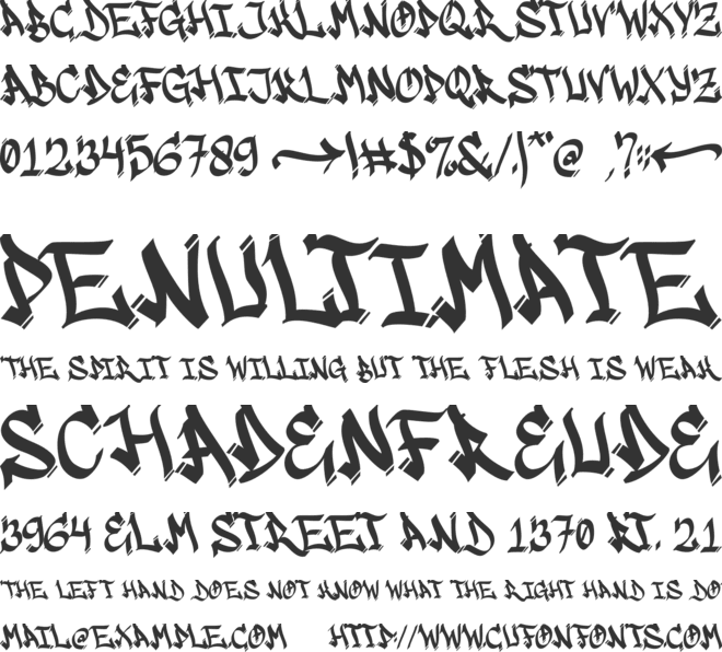 Bigwogs GT font preview