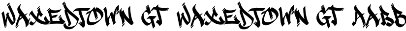 Waxedtown GT font download