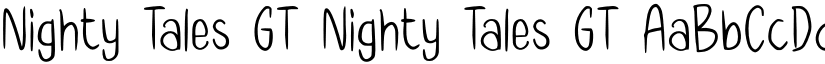 Nighty Tales GT Nighty Tales GT font