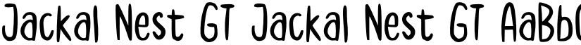 Jackal Nest GT Jackal Nest GT font