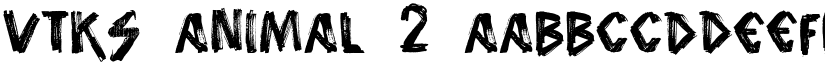 vtks animal 2 font