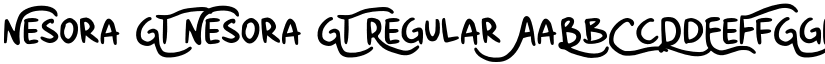Nesora GT Nesora GT Regular font