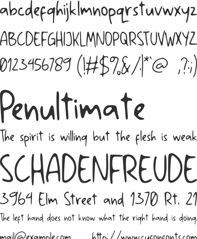 Windy Monday GT font preview