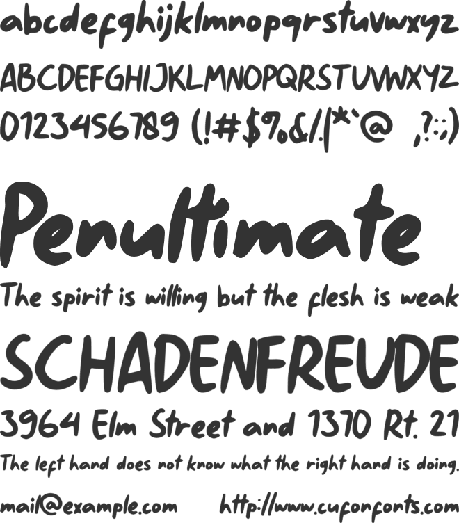 History Walker GT font preview