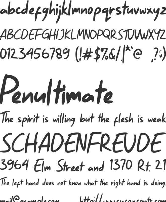 Story Maker GT font preview