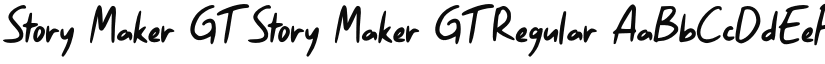 Story Maker GT font download