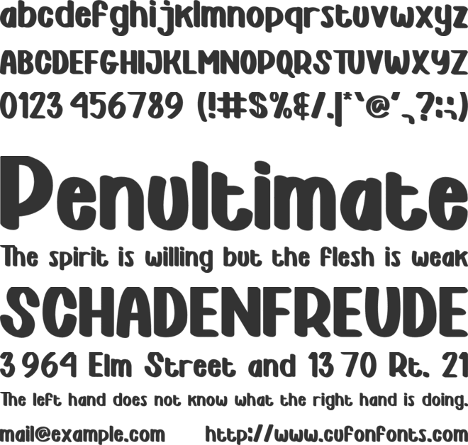 Geky Xin font preview