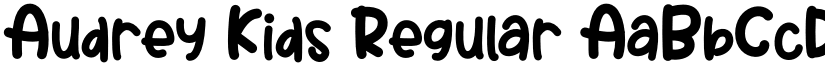 Audrey Kids Regular font