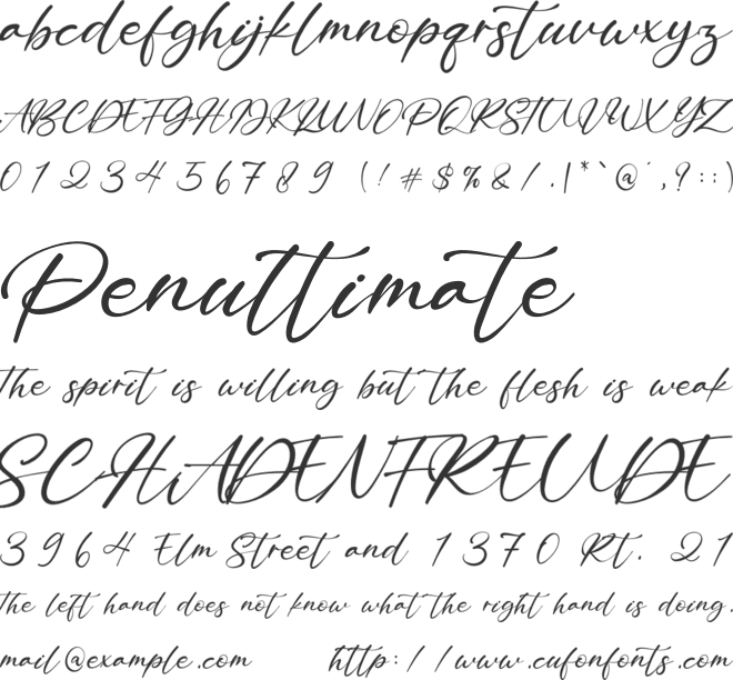 BitleyAnthem font preview