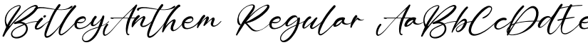 BitleyAnthem Regular font