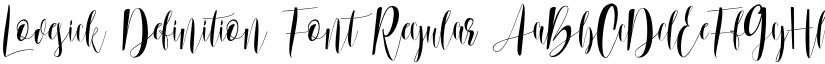 Lovesick Definition Font Regular font