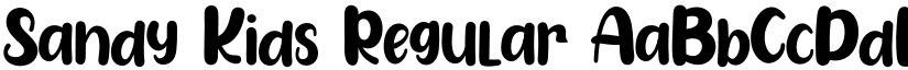 Sandy Kids Regular font