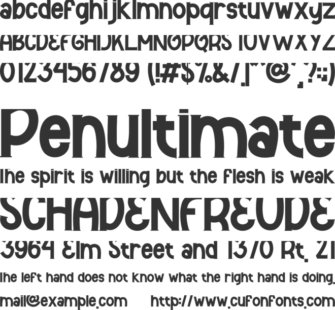 Baby Angel font preview