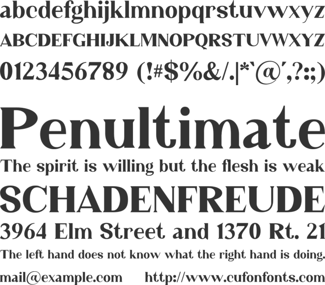 Phantom Shrine font preview